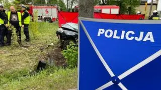 Zginęli kierowca i siedzący obok pasażer