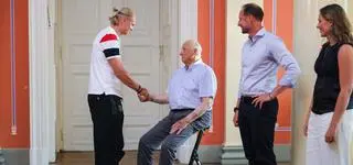 Haaland i inni norwescy sportowcy pożegnali zmarłego króla Haralda V
