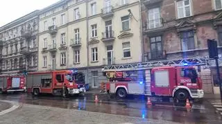 Pożar przy ulicy Próchnika w Łodzi. Nie żyje mężczyzna