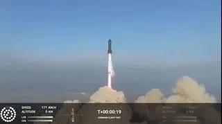 Start rakiety Starship