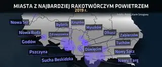 Miasta z najbardziej rakotwórczym powietrzem są na południu kraju