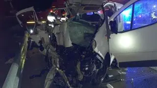 Wypadek na Autostradzie A1. Nie żyje jedna osoba