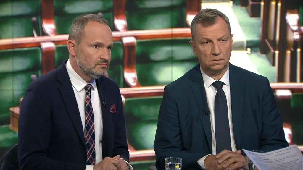 Krzysztof Hetman i Andrzej Halicki w "Faktach po Faktach"