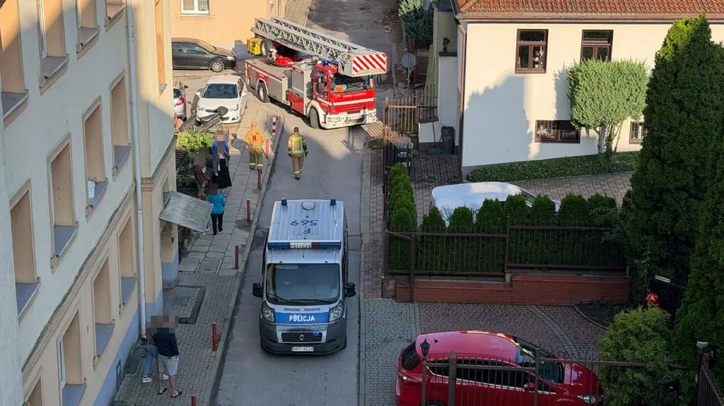 Interweniowała policja i straż pożarna