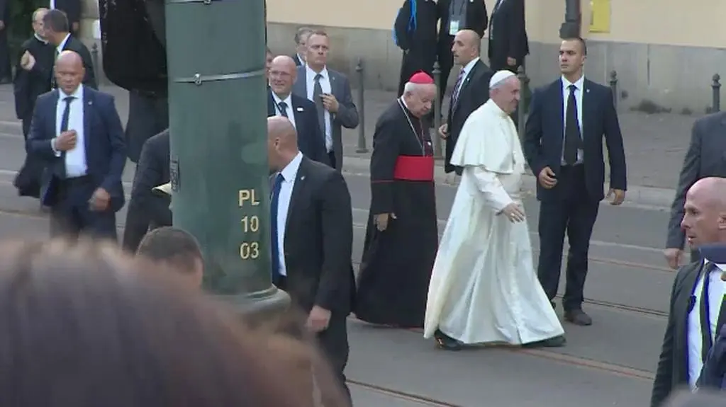 Papież Franciszek wrócił na Franciszkańską