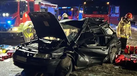 Tragiczny wypadek na autostradzie A2. Zginęła kobieta i dwoje dzieci 