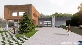 Dworzec po remoncie - projekt graficzny