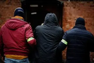 Policja doprowadziła Marcina P. do aresztu 