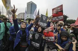 Protesty w Indonezji przeciwko nowemu kodeksowi karnemu, czerwiec 2022 rok