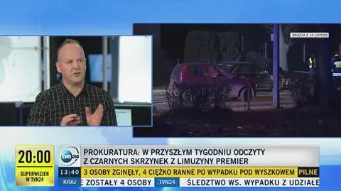 Dziennikarz motoryzacyjny o odczycie czarnej skrzynki