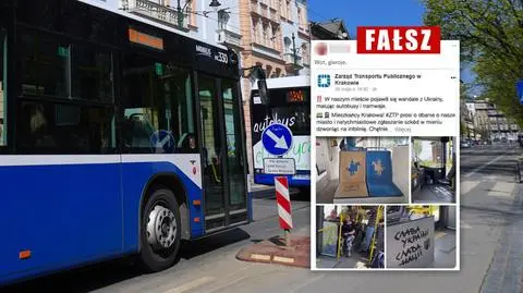 "Wandale z Ukrainy" mieli niszczyć tramwaj i autobusy. To antyukraiński przekaz