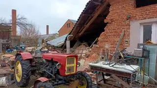 Wybuch gazu pod Łodzią. Ranny mężczyzna