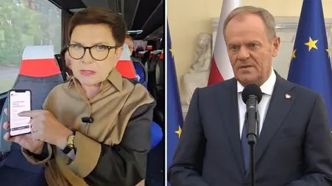 Szydło do Tuska: "opowiadasz pan głupoty". Wcale nie