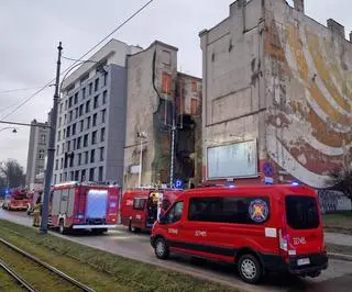 Zawaliła się część kamienicy w Łodzi