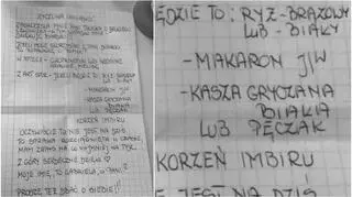 Pani Gabriela podziękowała za troskę i sporządziła listę zakupów