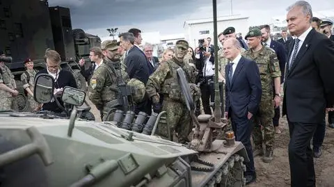 Kanclerz Niemiec Olaf Scholz na Litwie