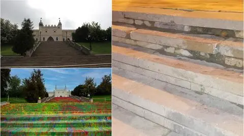 Zamieszanie wokół schodów. Były częścią instalacji artystycznej, teraz trzeba je naprawić