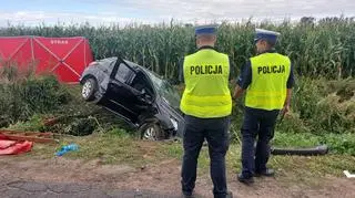 Śmiertelny wypadek pod Łęczycą