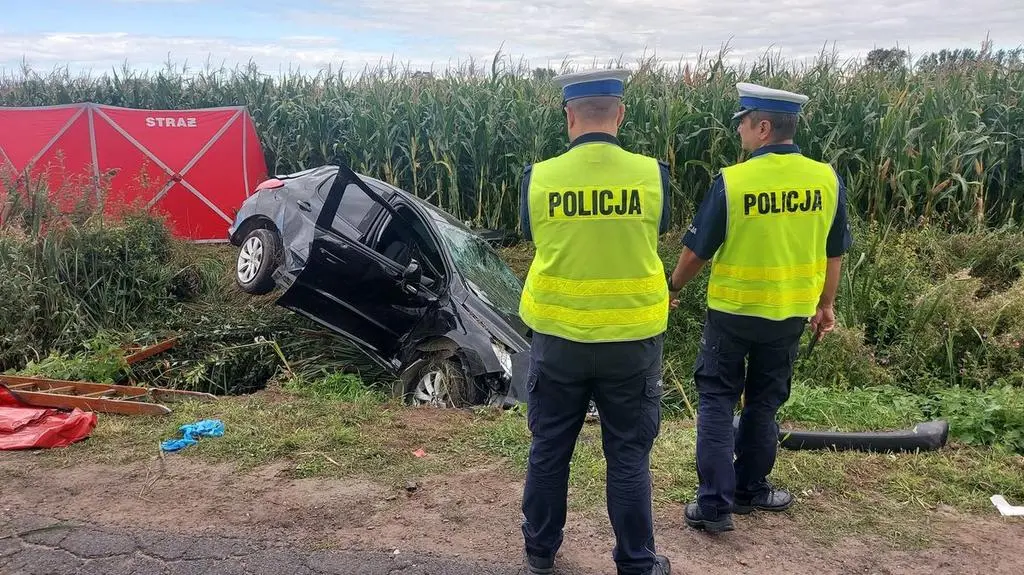Śmiertelny wypadek pod Łęczycą