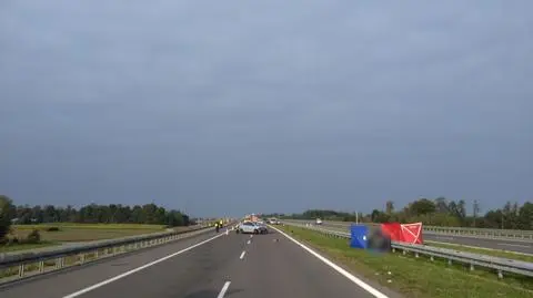 Koszmarny wypadek na A4. Po kolizji wysiadła z auta i została śmiertelnie potrącona