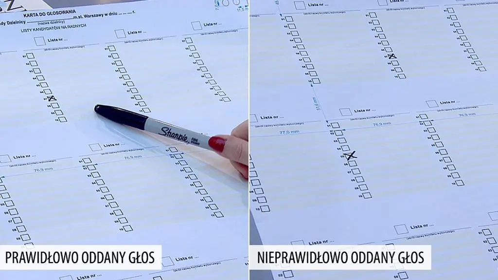 Jak prawidłowo wypełnić kartę do głosowania?