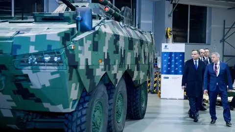 Prezydent Duda i Rosomak 6x6