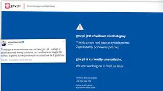 Nie działał rządowy portal gov.pl. 