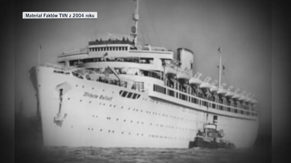 Materiał Faktów TVN o wraku Gustloffa z 2004 roku