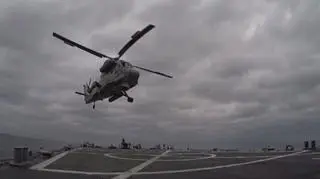 Śmigłowiec w ćwiczeniu Cold Response 2016