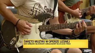 Próby przed koncertem na 20-lecie TVN24