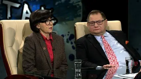 Barbara Piwnik i Ryszard Kalisz w "Tak jest"