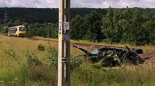 Przejazd był prawidłowo oznakowany, kierowca samochodu wymusił pierwszeństwo