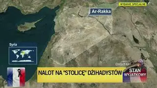 Nalot na bastion dżihadystów w Syrii