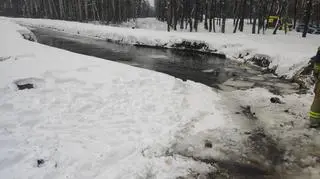 Samochód wpadł do zbiornika wodnego. Nie żyją dwie osoby