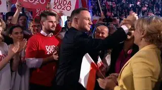 Bartosz Sokołowski na konwencji Andrzeja Dudy