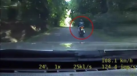 Policyjny pościg za motocyklistą w Małopolsce