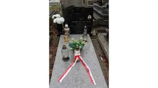 Grób Mariana Sawicza na cmentarzu Agrykola