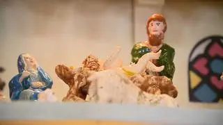Ceramiczne figurki do zabytkowej szopki stworzyli pacjenci