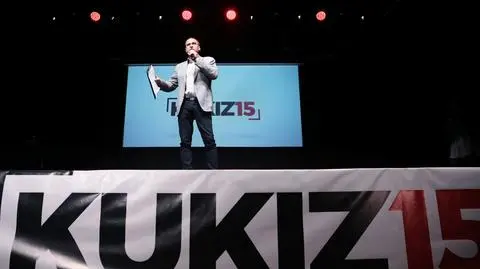 Paweł Kukiz na konwencji Kukiz15 w Warszawie