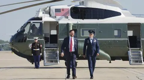 J.D. Vance w Joint Base Andrews, maj 2026