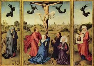 Rogier van der Weyden - Tryptyk Ukrzyżowania, ok. 1445 r.