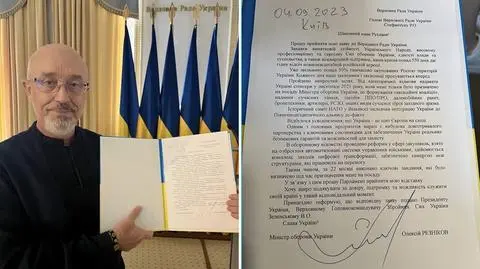 Ołeksji Reznikow złożył wniosek o dymisję. "Trzymajmy kurs"