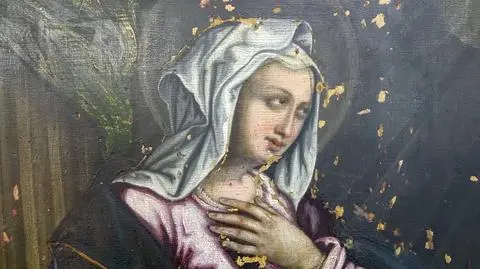 Fragment odkrytego obrazu