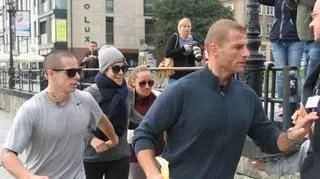 Jennifer Lopez podczas joggingu w Gdańsku