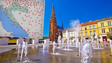 W Chorwacji jest upalnie. Lada moment miejscami spadnie śnieg