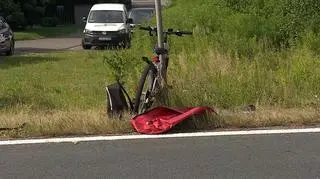 Potrącenie rowerzystek na pasach w Żorach