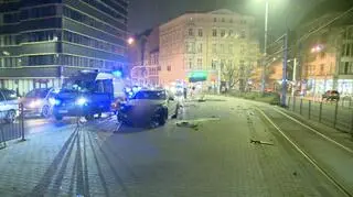 Potrącona kobieta trafiła do szpitala
