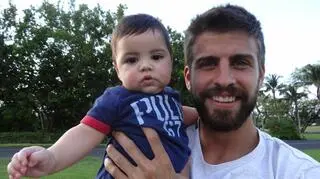 Gerard Pique z synem