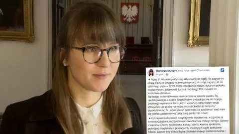 Mówiła, że "prawo nie może zmuszać kobiet do heroizmu". Sprawa byłej już radnej PiS ma trafić do prokuratury