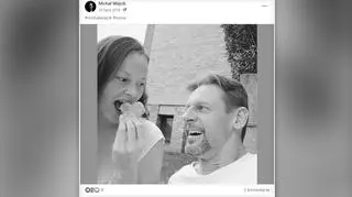 Michał Wójcik z Ani Mru Mru z partnerką, Jani